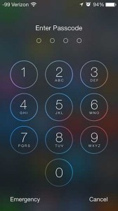 setting a pin password for the iphone 5