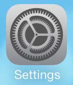 tap the settings icon