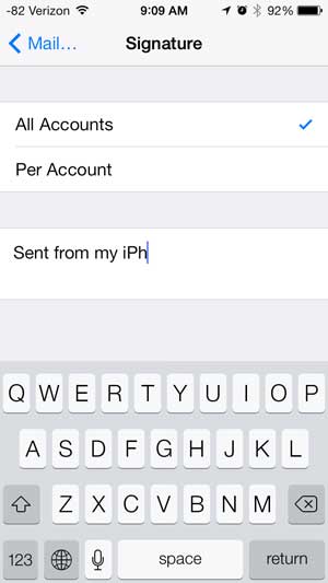 Removing Sent From My Iphone Signature From Emails Live2tech