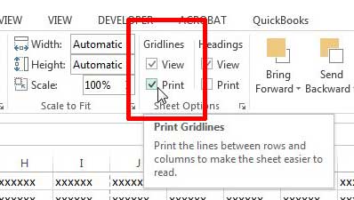 how to print the lines on your spreadsheet in excel 2013