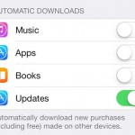 how to turn on automatic updates on the iphone