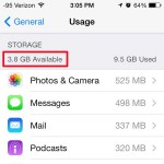 how to check the remaining storage space on your iphone