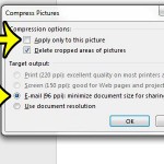 how to compress pictures in powerpoint 2013