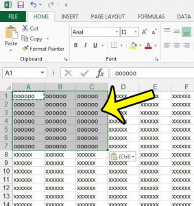 multiple print areas in excel