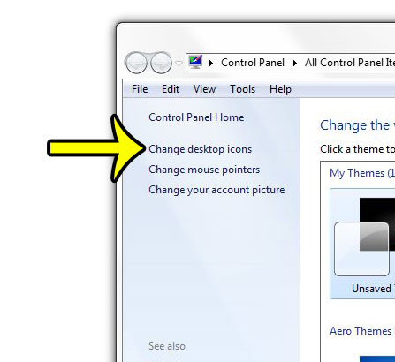 change windows 7 desktop icons
