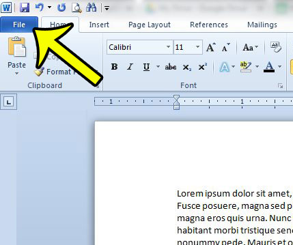 widow and orphan control for word on mac 2011