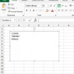 delete a text box in excel 2013