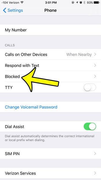 How to View the List of Blocked Callers in iOS 9 - 21