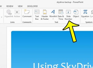 how to delete slide numbers in powerpoint 2013