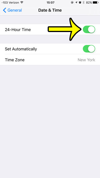 how to use the 24 hour clock on the iphone