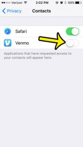 how to change contact permissions on iphone 5