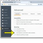 how to turn off hardware acceleration in firefox
