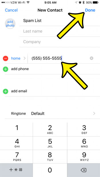 how to block a phone number on your iphone that has not called or texted you