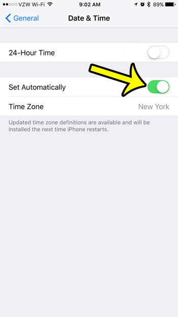 will my iphone update automatically for daylight savings time