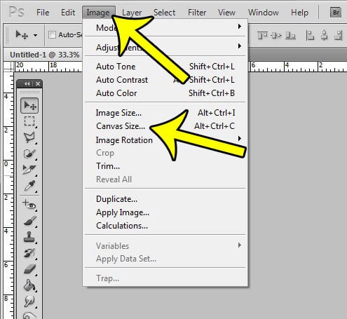 How to Change Canvas Size in Photoshop CS5 - 86