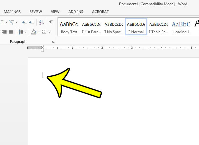 how to add latin text in word 2013
