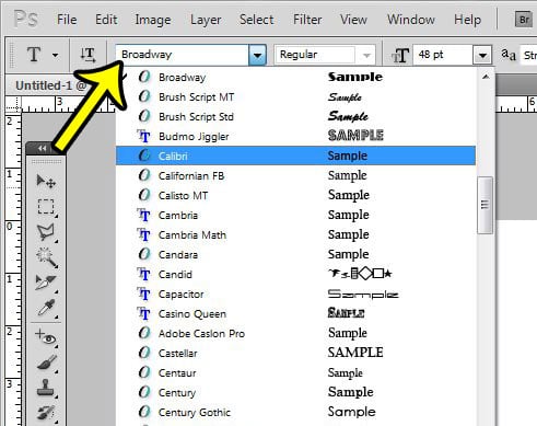 how to download fonts to photoshop cs5