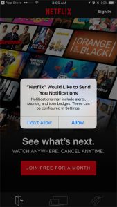 how to set up netflix on an iphone 7