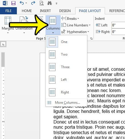 How to Add a Column in Word 2013 - 50