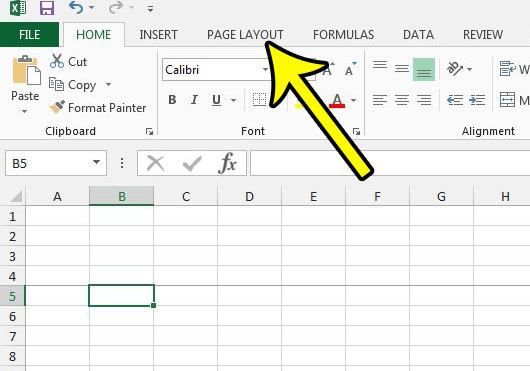 get rid of a page break in excel 2013