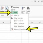 how to remove underline from link in excel 2013