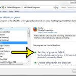 how to set the default web browser in windows 7