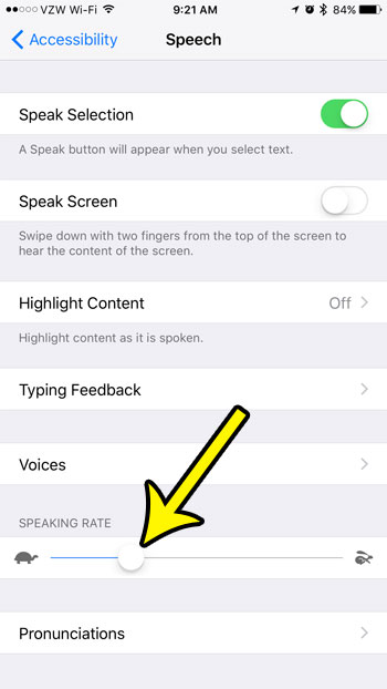 text to speech apple ios 10.2