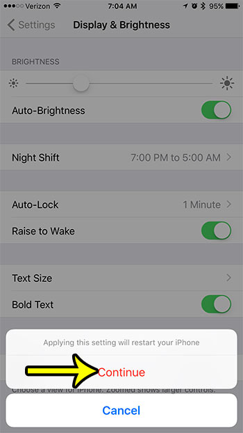 how to bold text on the iphone 7