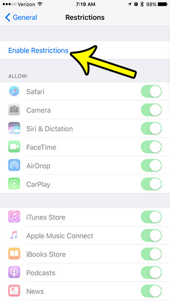 how to disable airdrop in ios 10