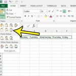 how to paste from horizontal to vertical in excel 2013