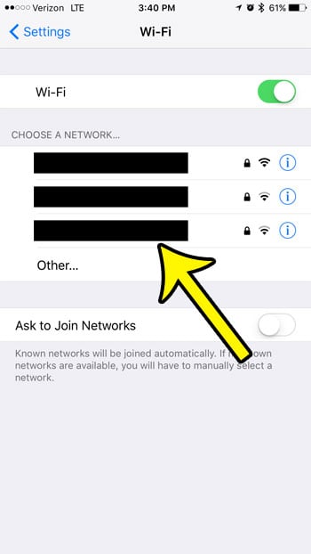 How to Reset a WiFi Password on the iPhone 7 - 9