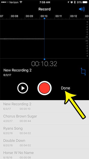 How to Record a Voice Memo on an iPhone 7 - 7