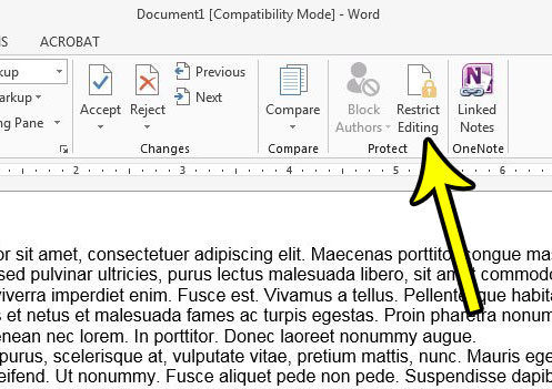 How to Restrict Editing for a Document in Word 2013 - Live2Tech