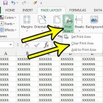 why is only part of spreadsheet printing in excel 2013