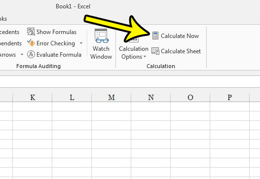 how to calculate excel formulas