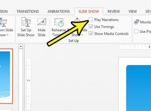how to turn off narrations in powerpoint 2013