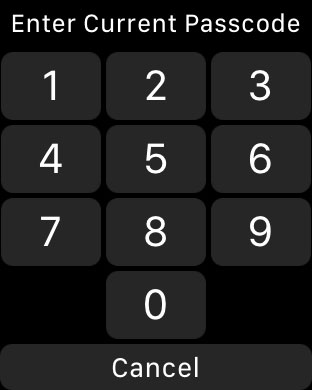 how to turn off the apple watch passcode
