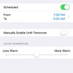 how to activate night shift mode in ios 10