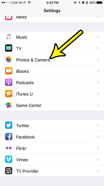 how to turn off iphone camera grid