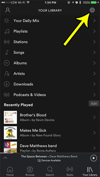 How to Turn Off Autoplay in the iPhone Spotify App - 95