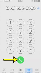 how to make phoen call on iphone 7