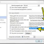 how to remove formatting when pasting in word 2013