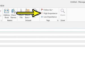 how to send a message with high importance in outlook 2013