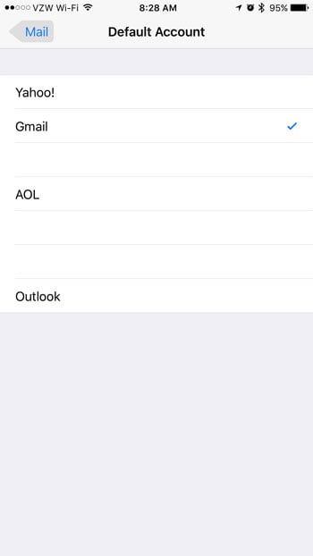 How to Change the Default Email Account on an iPhone 7 - 47