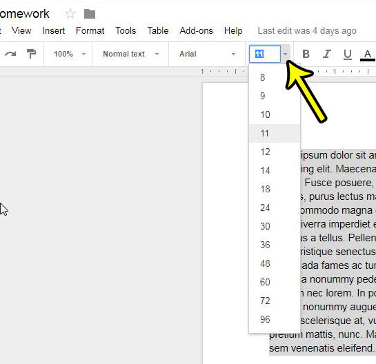 How To Change Font Size In Google Docs Live2Tech