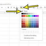 how to clear fill color in google sheets