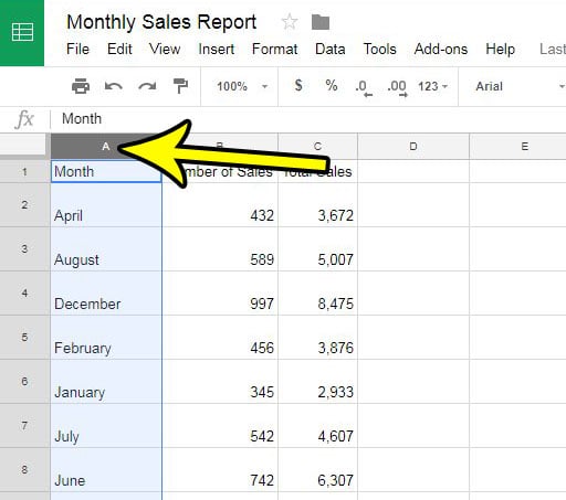 How to Delete Columns in Google Sheets - 14