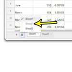 how to unhide sheets in google sheets
