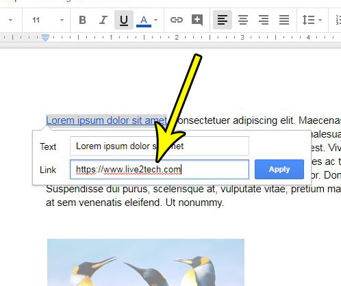 how to change a hyperlink in google docs