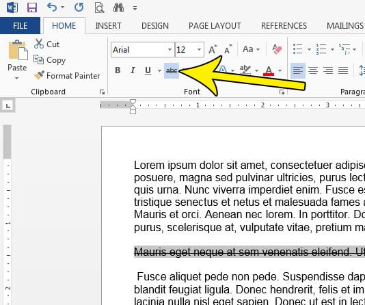 How To Remove Strikethrough In Word